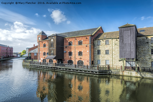 The Orwell, Wigan Pier Picture Board by Mary Fletcher