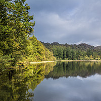 Buy canvas prints of Yew Tree Tarn, Cumbria, Lake District by Mary Fletcher