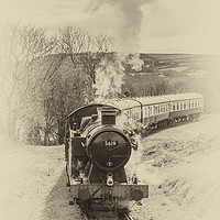 Buy canvas prints of Steam Locomotive by Mary Fletcher