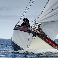 Buy canvas prints of Grace a Falmouth Working Boat by Mary Fletcher