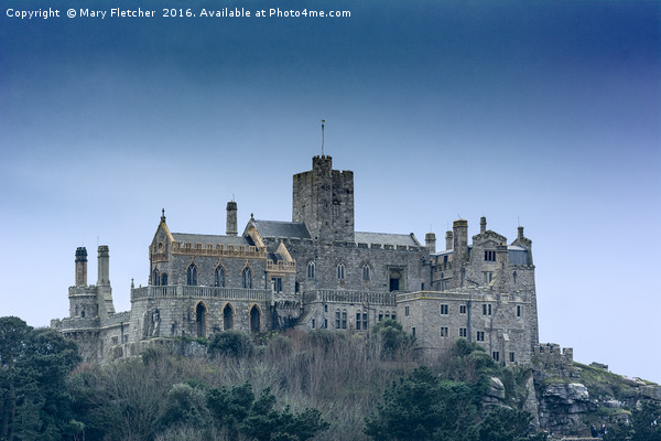 St Michael's Mount Picture Board by Mary Fletcher