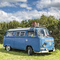 Buy canvas prints of VW Campervan by Mary Fletcher