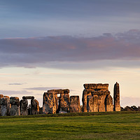 Buy canvas prints of Stonehenge Twighlight by Mary Fletcher