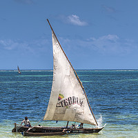 Buy canvas prints of African Sailor, Mombasa by Mary Fletcher