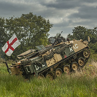 Buy canvas prints of Armoured Vehicle by Mary Fletcher