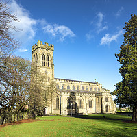 Buy canvas prints of Brosely Parish Church by Mary Fletcher