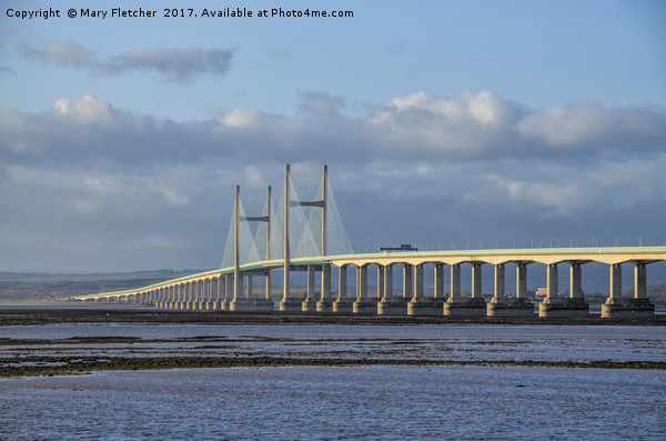 Second Severn Crossing Picture Board by Mary Fletcher