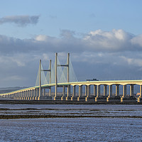 Buy canvas prints of Second Severn Crossing by Mary Fletcher
