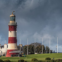 Buy canvas prints of Smeatons Tower, Plymouth Hoe by Mary Fletcher