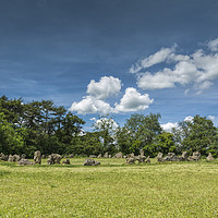 Buy canvas prints of The Rollright Stones by Mary Fletcher