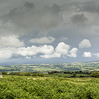 Buy canvas prints of Clouds over Dartmoor by Mary Fletcher