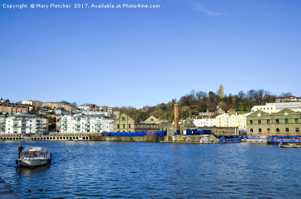 Bristol Harbour Picture Board by Mary Fletcher