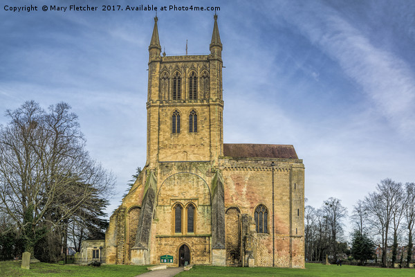 Pershore Abbey Picture Board by Mary Fletcher