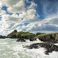 Buy canvas prints of Kynance Cove, Cornwall by Mary Fletcher