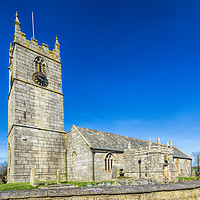 Buy canvas prints of St Just Church Penwith by Mary Fletcher