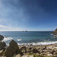 Buy canvas prints of Porth Nanven Beach by Mary Fletcher