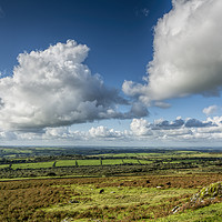Buy canvas prints of Views from Sourton Tor by Mary Fletcher