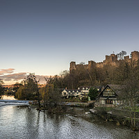 Buy canvas prints of Ludlow Views from the Teme by Mary Fletcher
