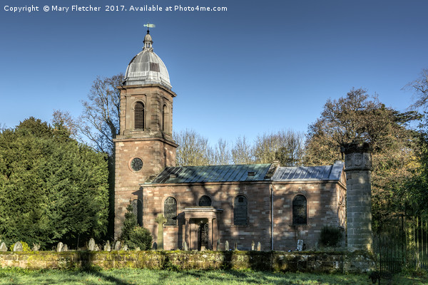 St Mary's Church. Patshull Picture Board by Mary Fletcher