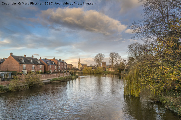 The River Severn Picture Board by Mary Fletcher