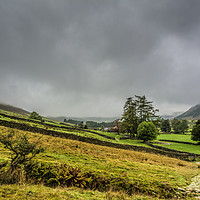Buy canvas prints of Mist in the Langdale Valley by Mary Fletcher