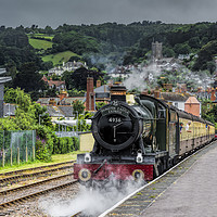 Buy canvas prints of Dunster Express by Mary Fletcher