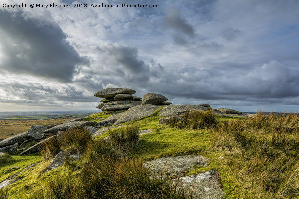 Tor on Bodmin Moor Picture Board by Mary Fletcher