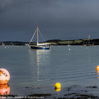 Buy canvas prints of Winter Moorings by Mary Fletcher