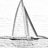 Buy canvas prints of Superyacht J Class by Mary Fletcher