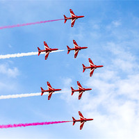 Buy canvas prints of The Red Arrows by Hippy Soul
