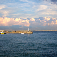 Buy canvas prints of Smeatons Pier at St ives Harbour by Hippy Soul