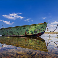 Buy canvas prints of small boat by Kelvin Rumsby