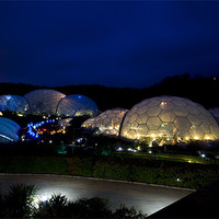 Buy canvas prints of eden project by Kelvin Rumsby