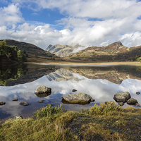 Buy canvas prints of  blea tarn, Lake District  by Kelvin Rumsby