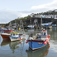 Buy canvas prints of mevagissey by Kelvin Rumsby