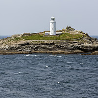 Buy canvas prints of godrevy lighthouse by Kelvin Rumsby