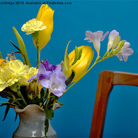 Buy canvas prints of Beautiful Flowers - Analogous Colour by Chris Wooldridge