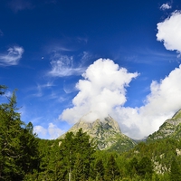 Buy canvas prints of Mysterious Mountain Cloud by Chris Wooldridge