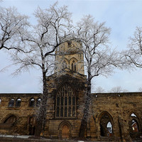 Buy canvas prints of All saints in winter by Brian Slater