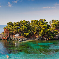 Buy canvas prints of The islet of Panagia in Parga, Greece by Constantinos Iliopoulos