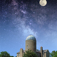 Buy canvas prints of The Old Observatory, Day to Night by Peter Cope