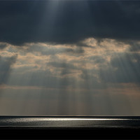 Buy canvas prints of Crepuscular rays by Kevin OBrian