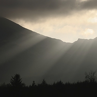 Buy canvas prints of Crepuscular rays by Kevin OBrian