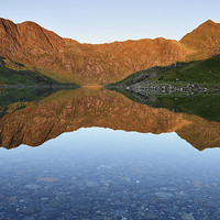 Buy canvas prints of Snowdon Horseshoe by Kevin OBrian