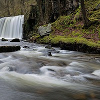 Buy canvas prints of Pontneddfechan Waterfall by Kevin OBrian