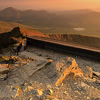 Buy canvas prints of Snowdon Summit                    by Kevin OBrian