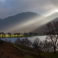 Buy canvas prints of Spotlight on Buttermere by Ian Duffield