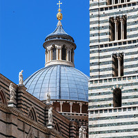 Buy canvas prints of Siena Duomo and Campanile by Ian Duffield