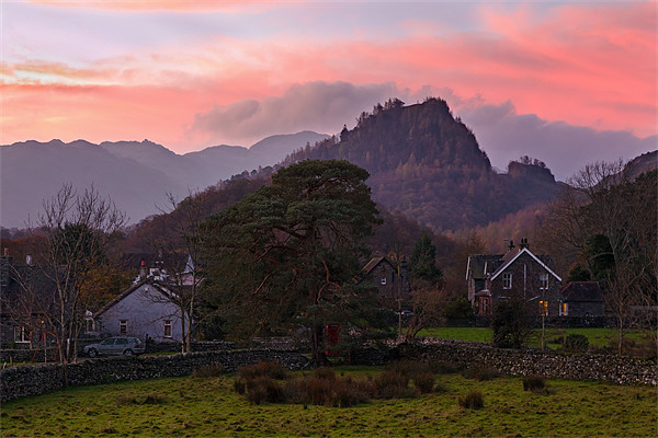 Sunrise at Castle Crag Picture Board by Ian Duffield