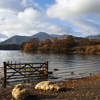 Buy canvas prints of View across Derwentwater by Ian Duffield